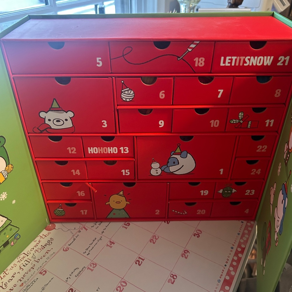 Advent Calendar - Green - Picture 2 of 3